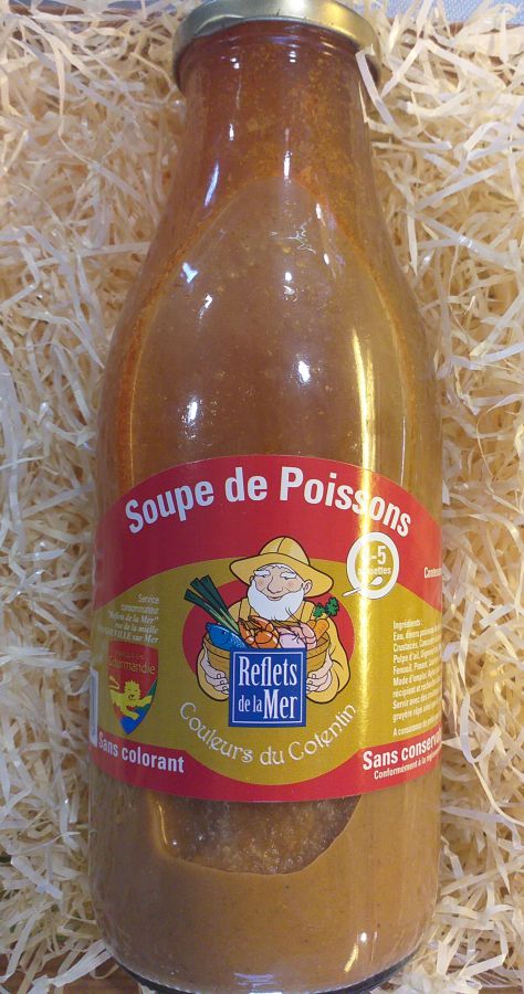 Soupe de poisson Reflets de la Mer 950ml - Soupes et Croûtons - Aux délices  du terroir